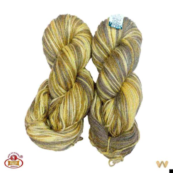 Oswal Micro Rangoli Wool - Multi Yellow Grey White